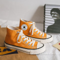 Klassiska high top canvas sneakers